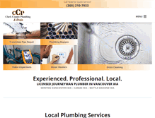 Tablet Screenshot of plumbinginclarkcounty.com